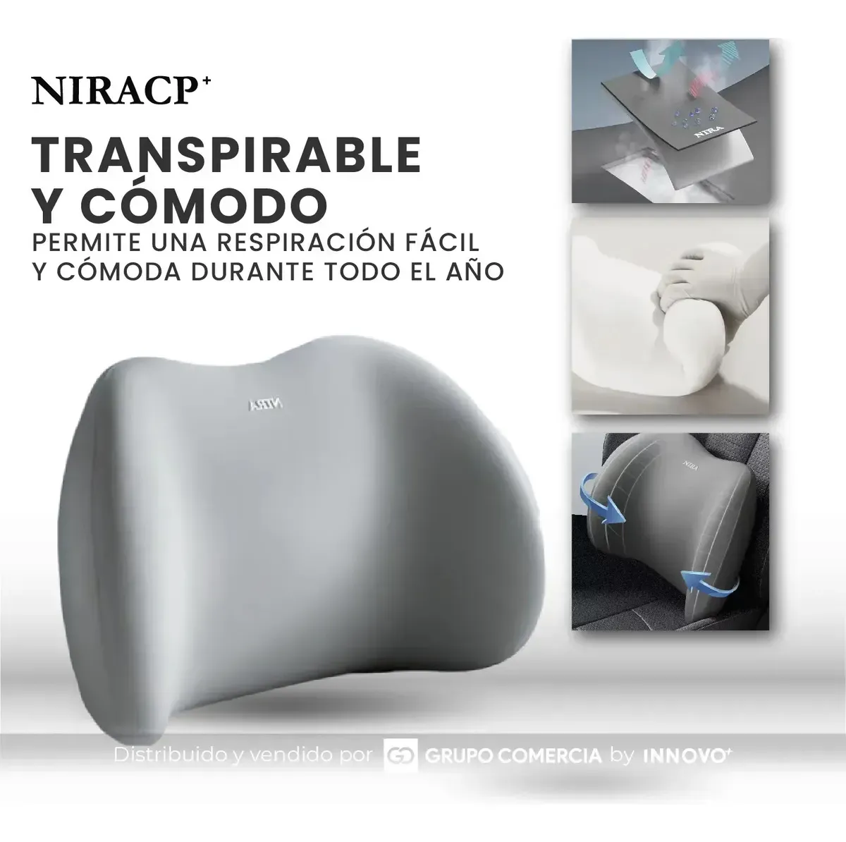 Soporte Para Silla De Carro Cervical Para Carro Espuma Viscoelástica Gris M M img #8