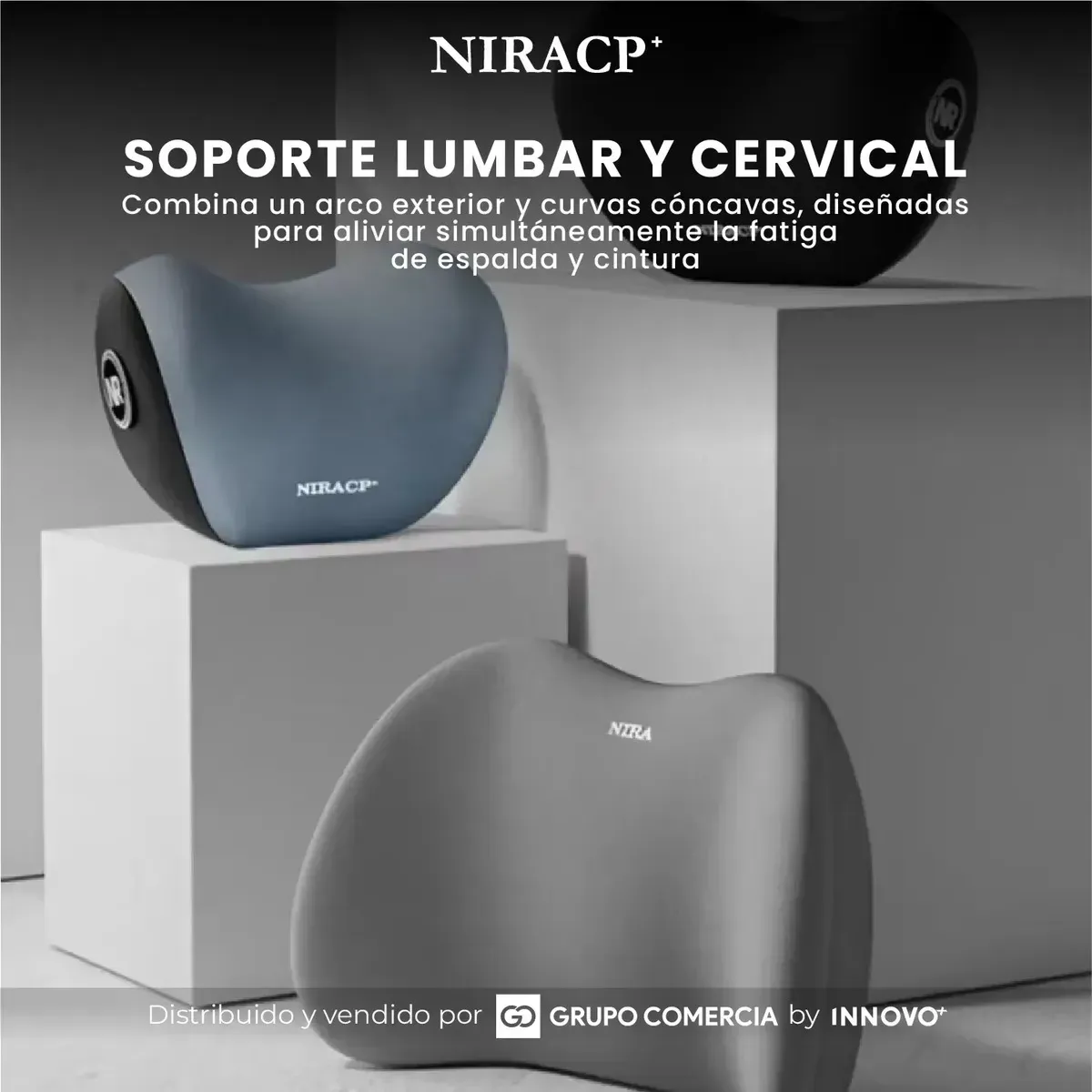 Soporte Para Silla De Carro Cervical Para Carro Espuma Viscoelástica Gris M M img #4