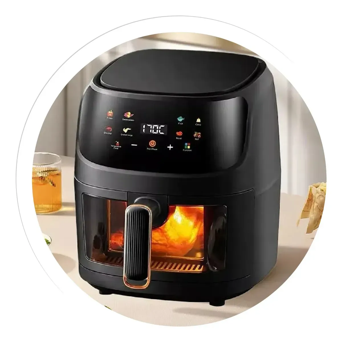 Freidora De Aire X-home Master Chef De 12l 2600w Ultra-ventana 'gourmet View' img #5