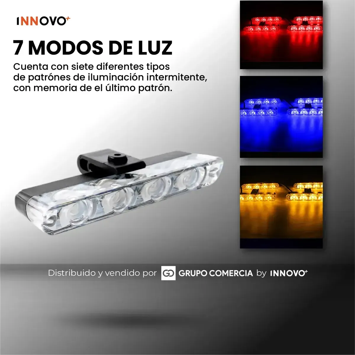 Luces Led Persiana Pro Escolta Emergencia 30w 7 Modos Carro img #7