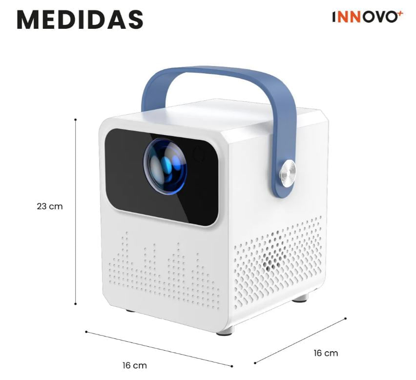 Proyector Portátil 4k Android Wifi Bluetooth Cine En Casa T2 Mini img #2