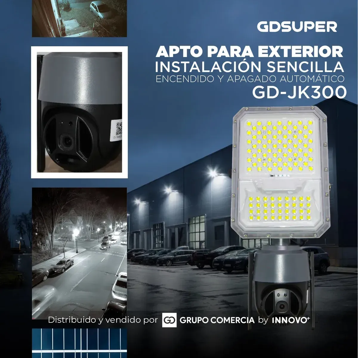 Cámara De Seguridad Con Reflector Led 20,000lm Wifi Sensor De Movimiento img #5
