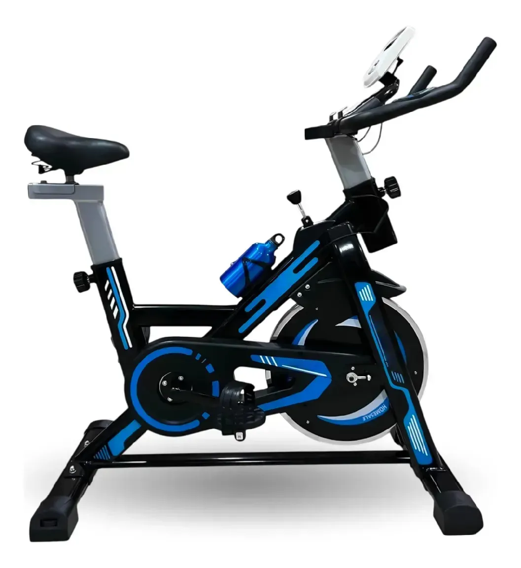 Bicicleta Estática Spinning Gym En Casa Silenciosa Negro Negro img #1