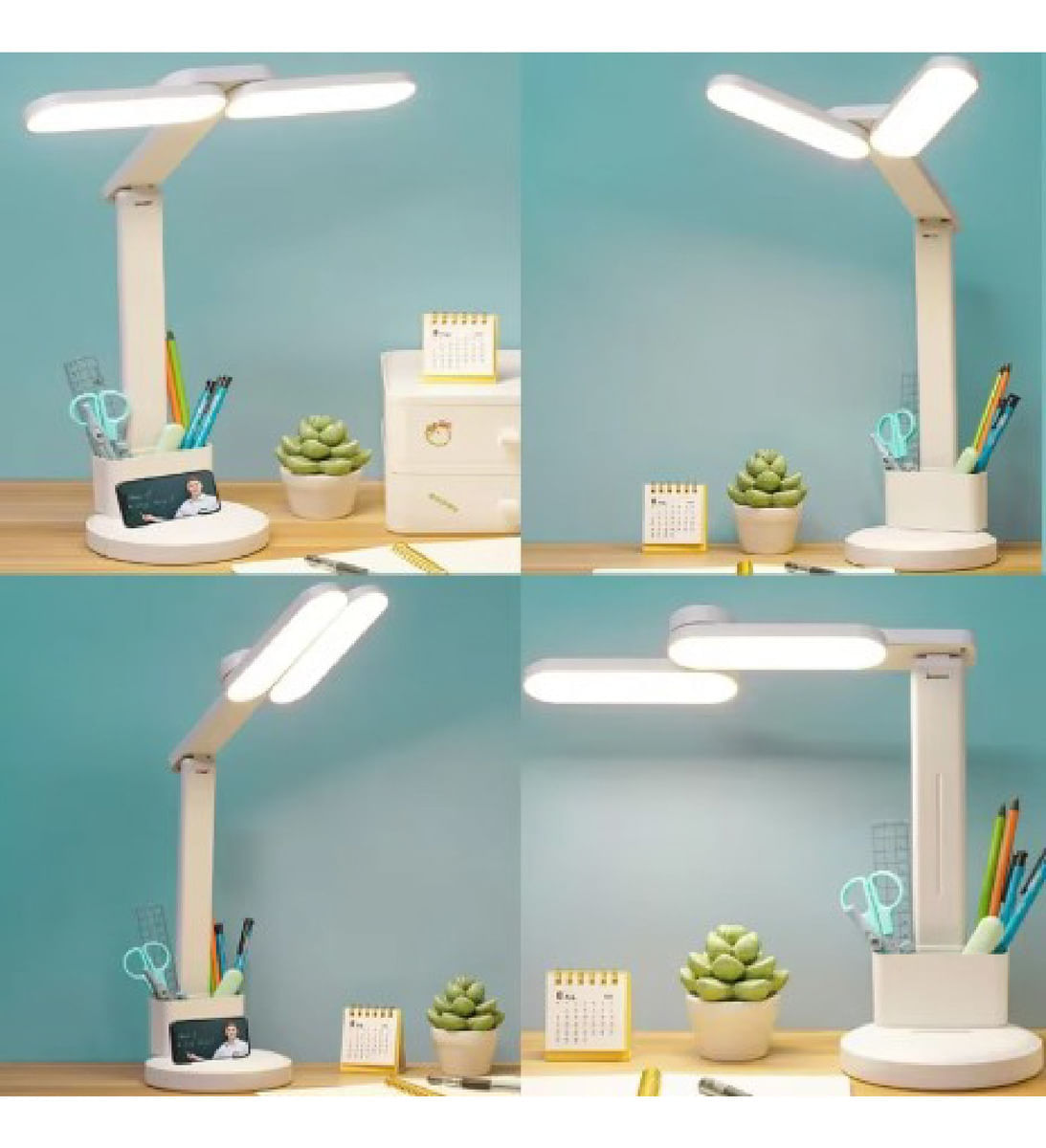 Lámpara Led Mesa Escritorio Minimalista 3 Tonos img #2
