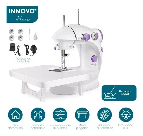 Mini Maquina De Coser Funcional Con Mesa Innovo Machine img #3