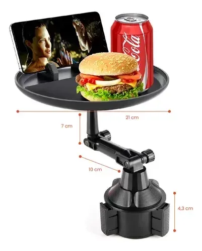 Holder Para Carro Soporte Para Celular Bandeja Universal img #4