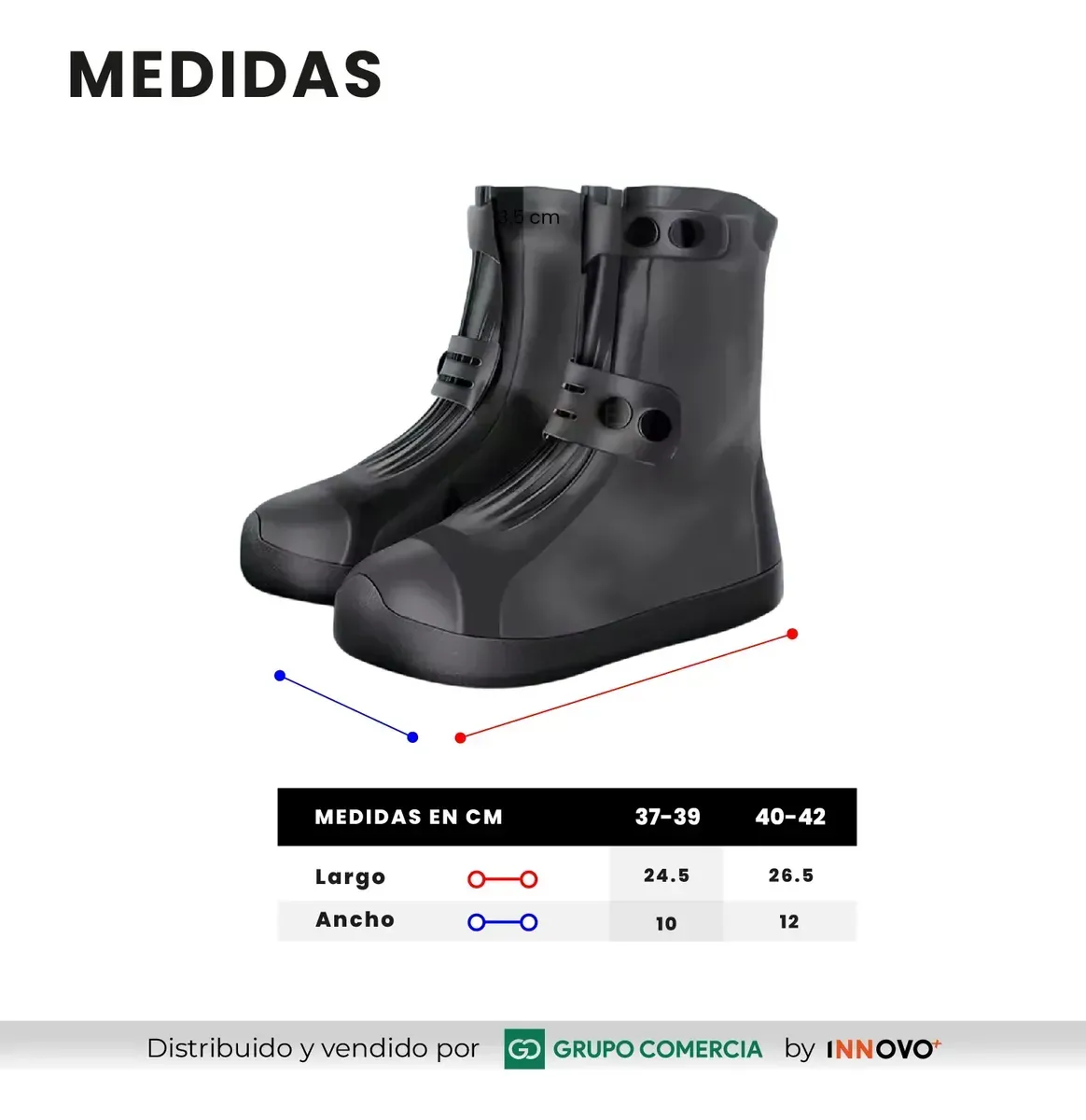 Zapatones Impermeables Silicona Para Lluvia Y Moto img #2