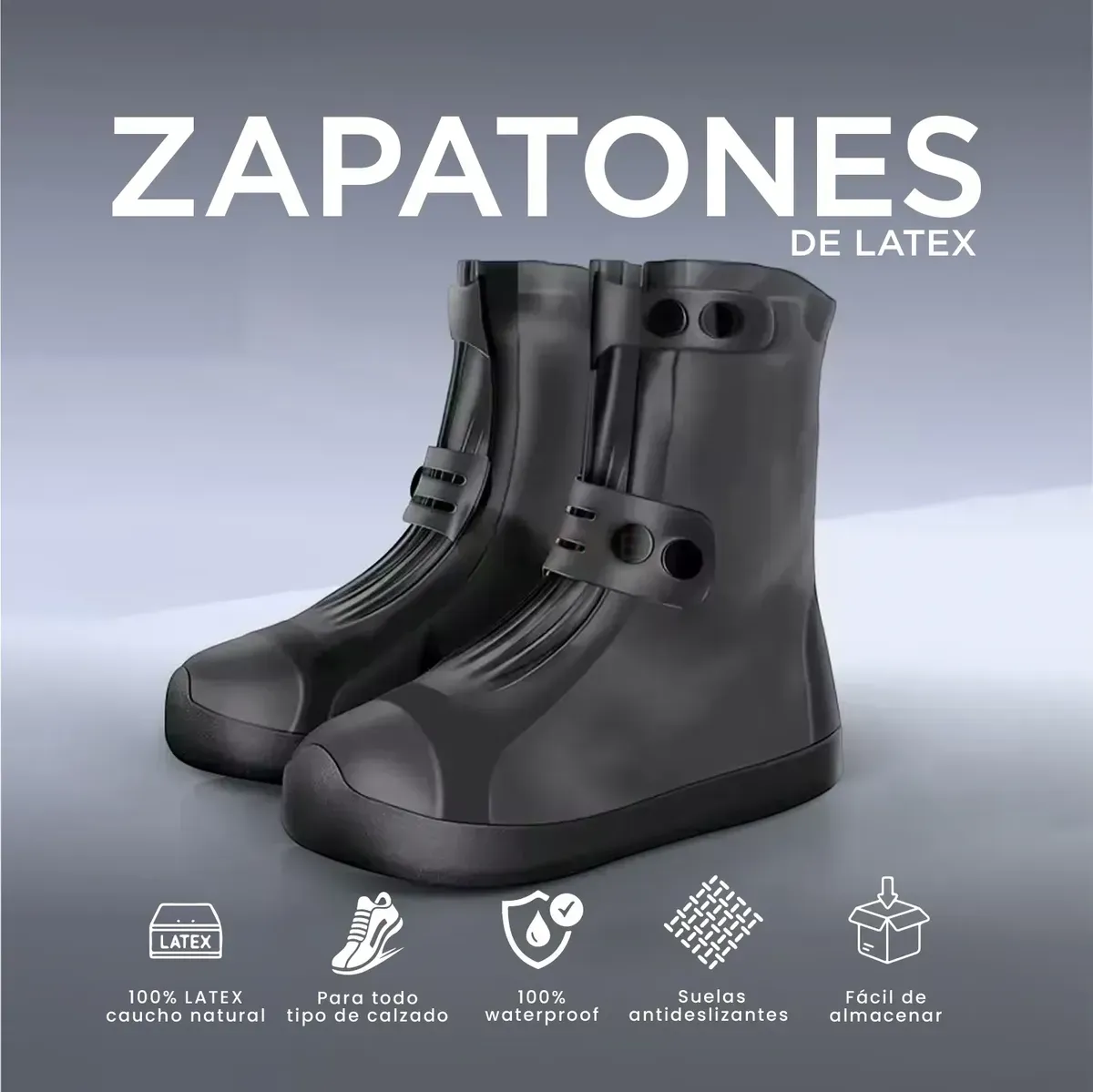 Zapatones Impermeables Silicona Para Lluvia Y Moto img #4