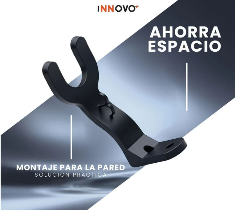 Soporte De Pared Para Casco Moto Y Llaves Gancho Resistente Abs Antideslizante img #5