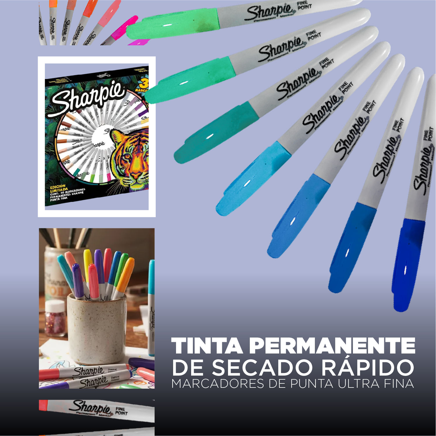 Sharpie Edición Especial Terra x 30 Marcadores Permanente – Oferta Única img #6
