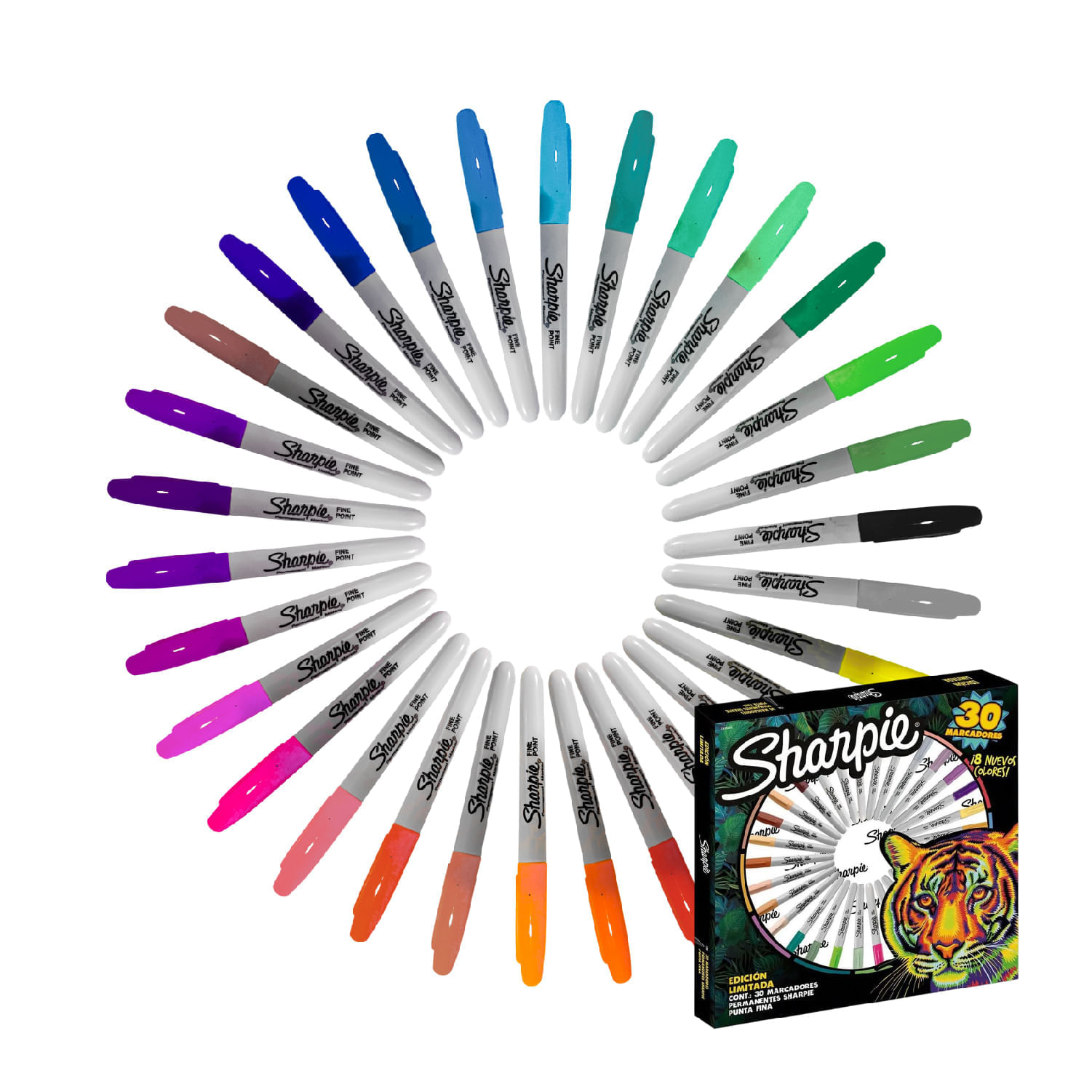 Sharpie Edición Especial Terra x 30 Marcadores Permanente – Oferta Única img #1