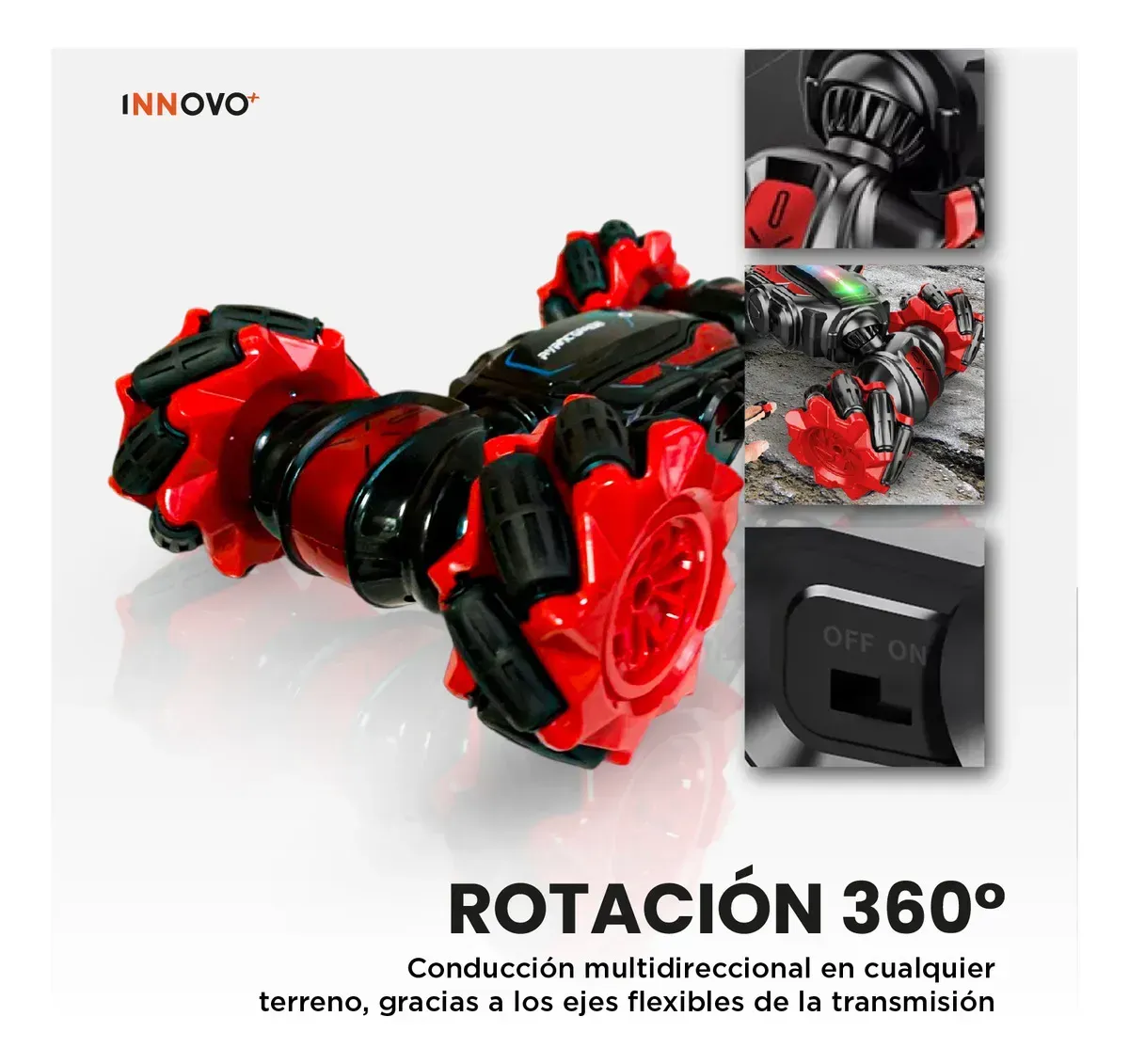 Carro Acrobático Control Remoto 360° Todo Terreno 2.4g Off-road img #4