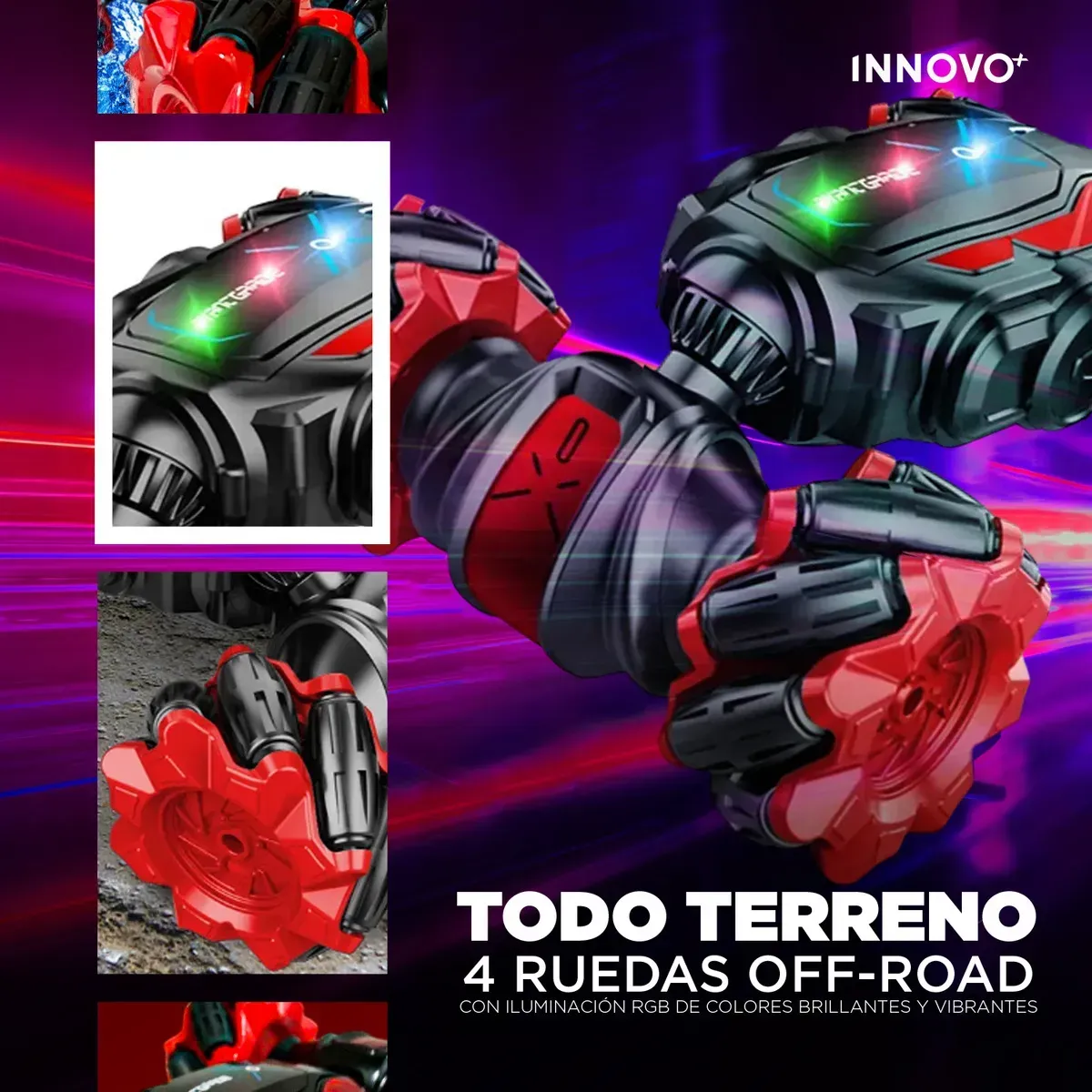 Carro Acrobático Control Remoto 360° Todo Terreno 2.4g Off-road img #5