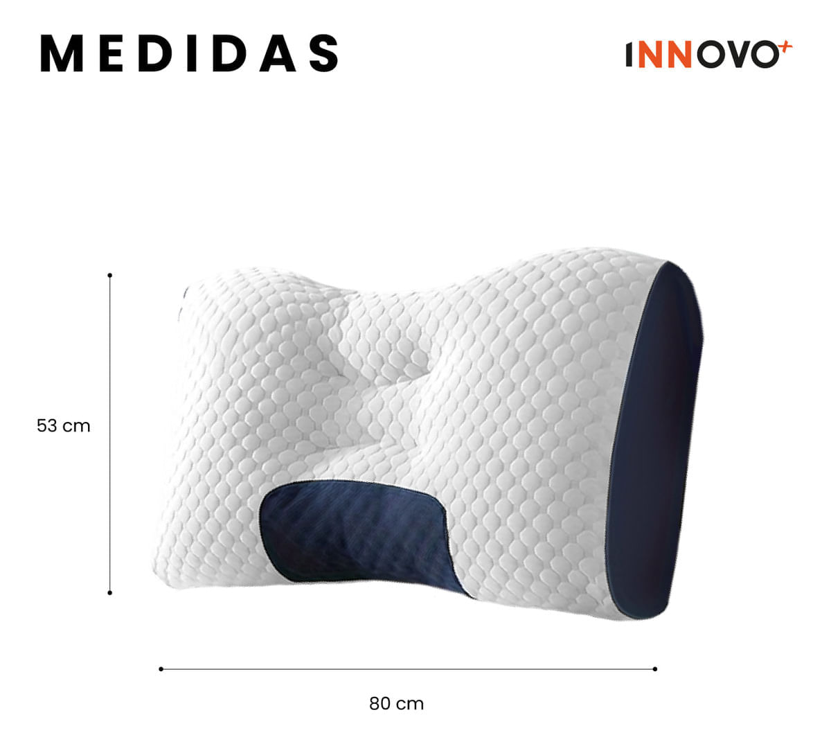 4 Almohadas Semi Ortopédicas Alto Confort Home Cervical Antiácaros img #2