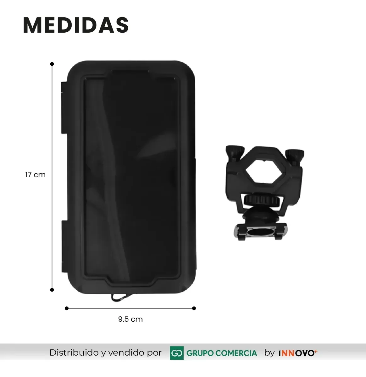 Soporte Celular Moto Bicicleta Impermeable 360° De Manubrio img #4