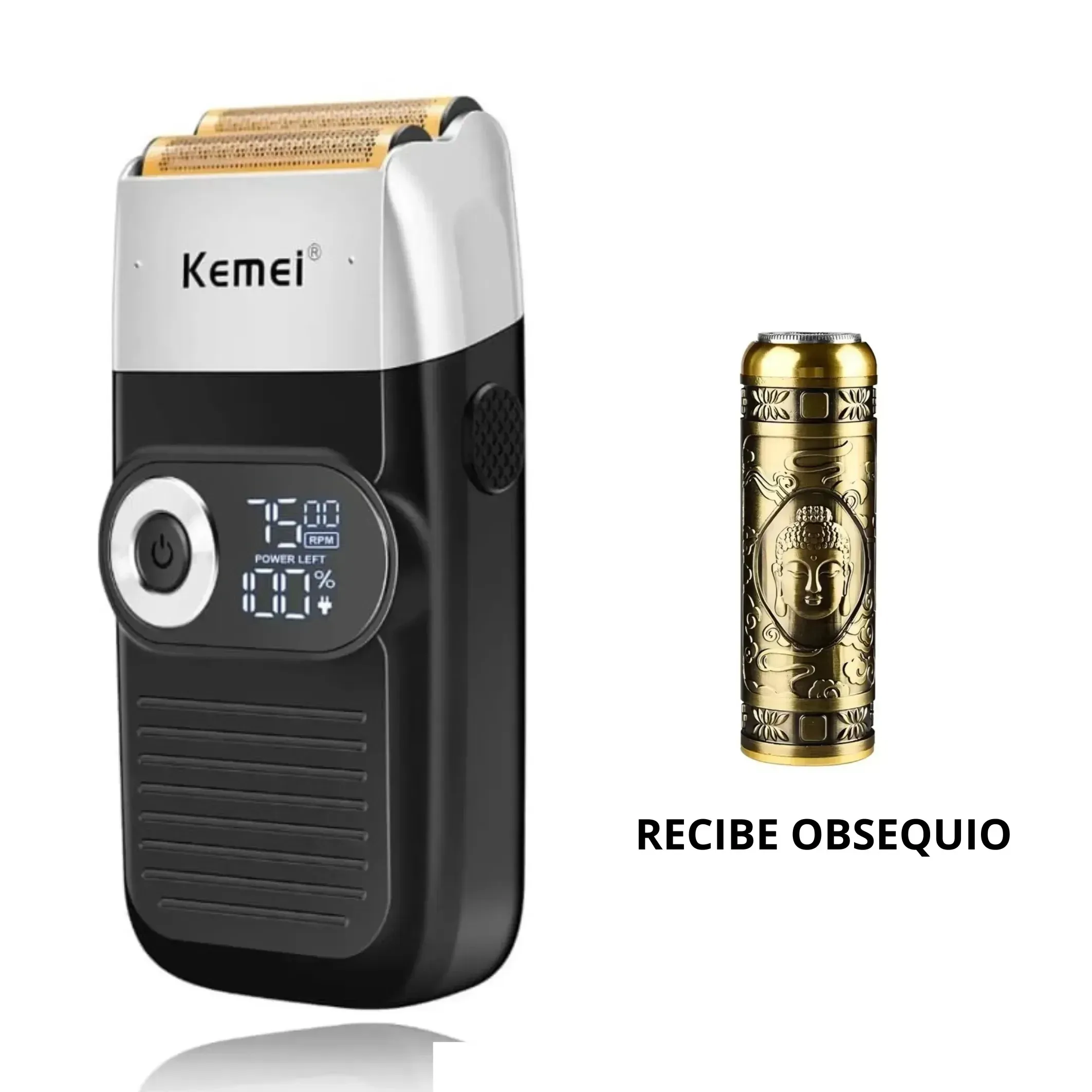 Maquina De Afeitar Eléctrica Shaver Con estuche Obsequio Maquina De Bolsillo img #1