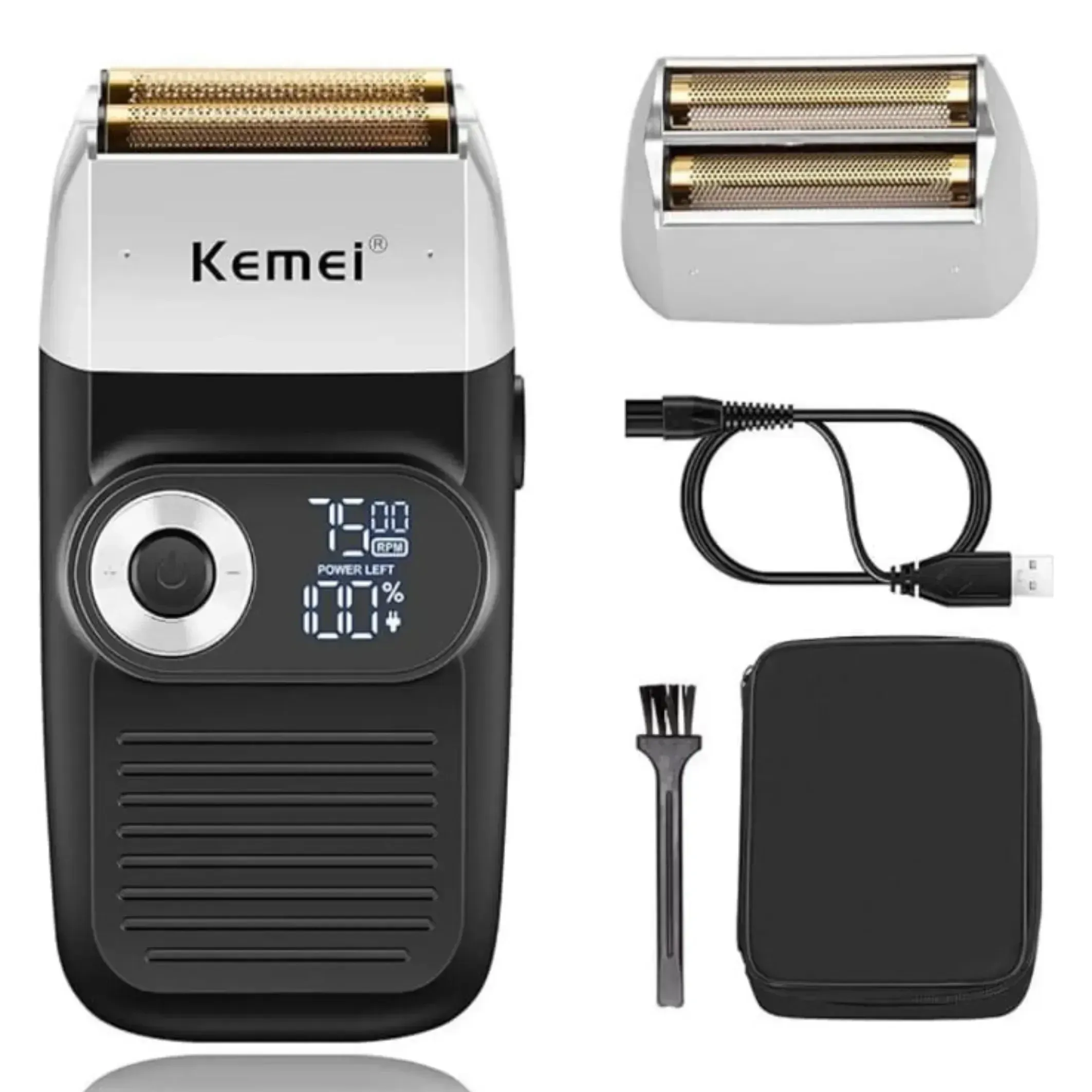 Maquina De Afeitar Eléctrica Shaver Con estuche Obsequio Maquina De Bolsillo img #2