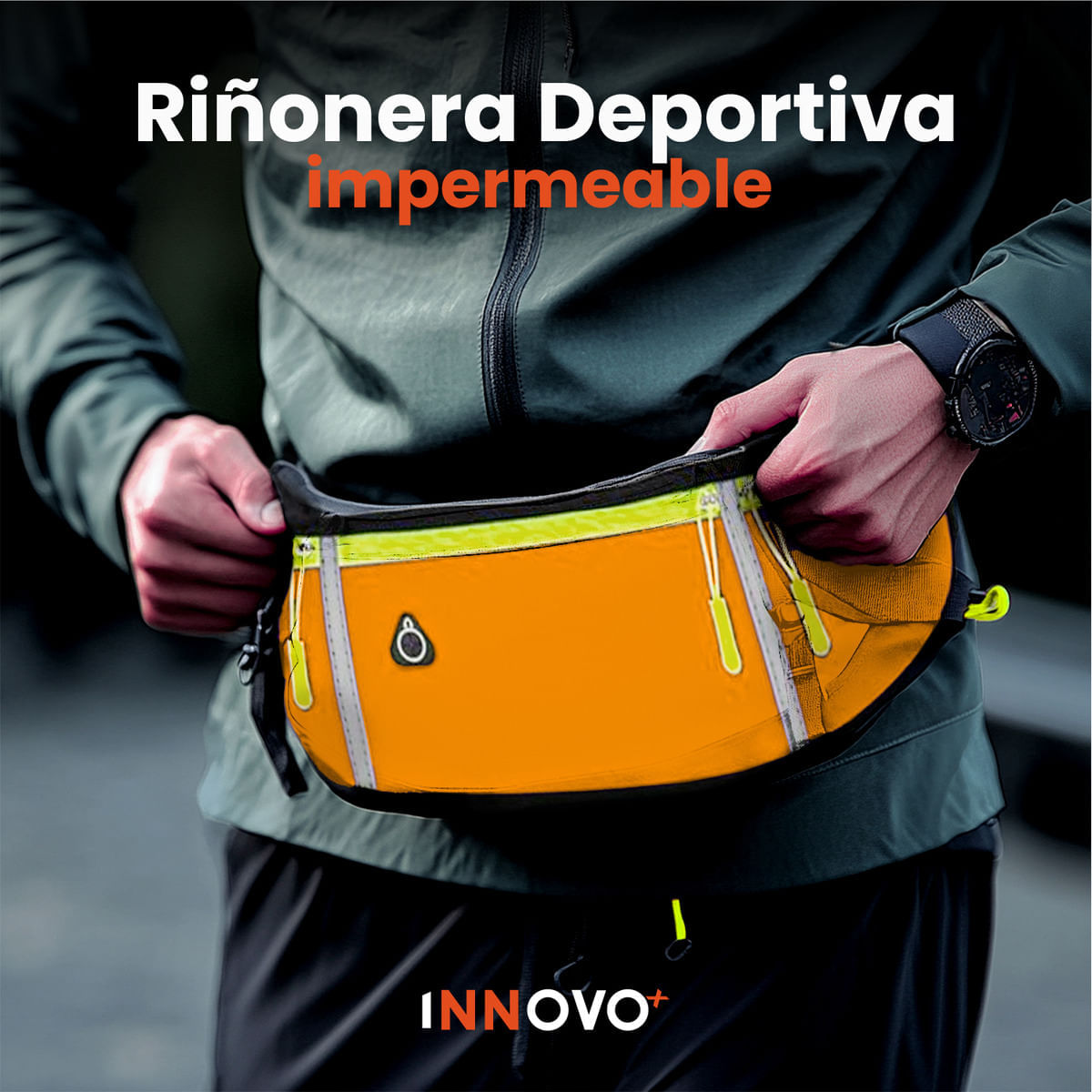Bolso Canguro Para Deportistas Impermeable Fit img #2