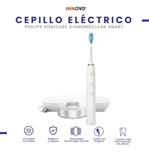 Cepillo Dental Blanco Eléctrico Estuche Phil Recargable 5 Modos Limpieza Con Estuche img #3