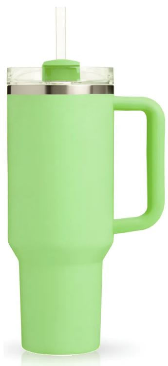 Termo Vaso Conserva Temperatura 1.200ml Innovo Pitillo Verde - Verde Claro img #1