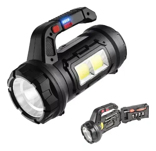 Linterna Led Multifunción Kit Herramienta Básic Recargable img #1