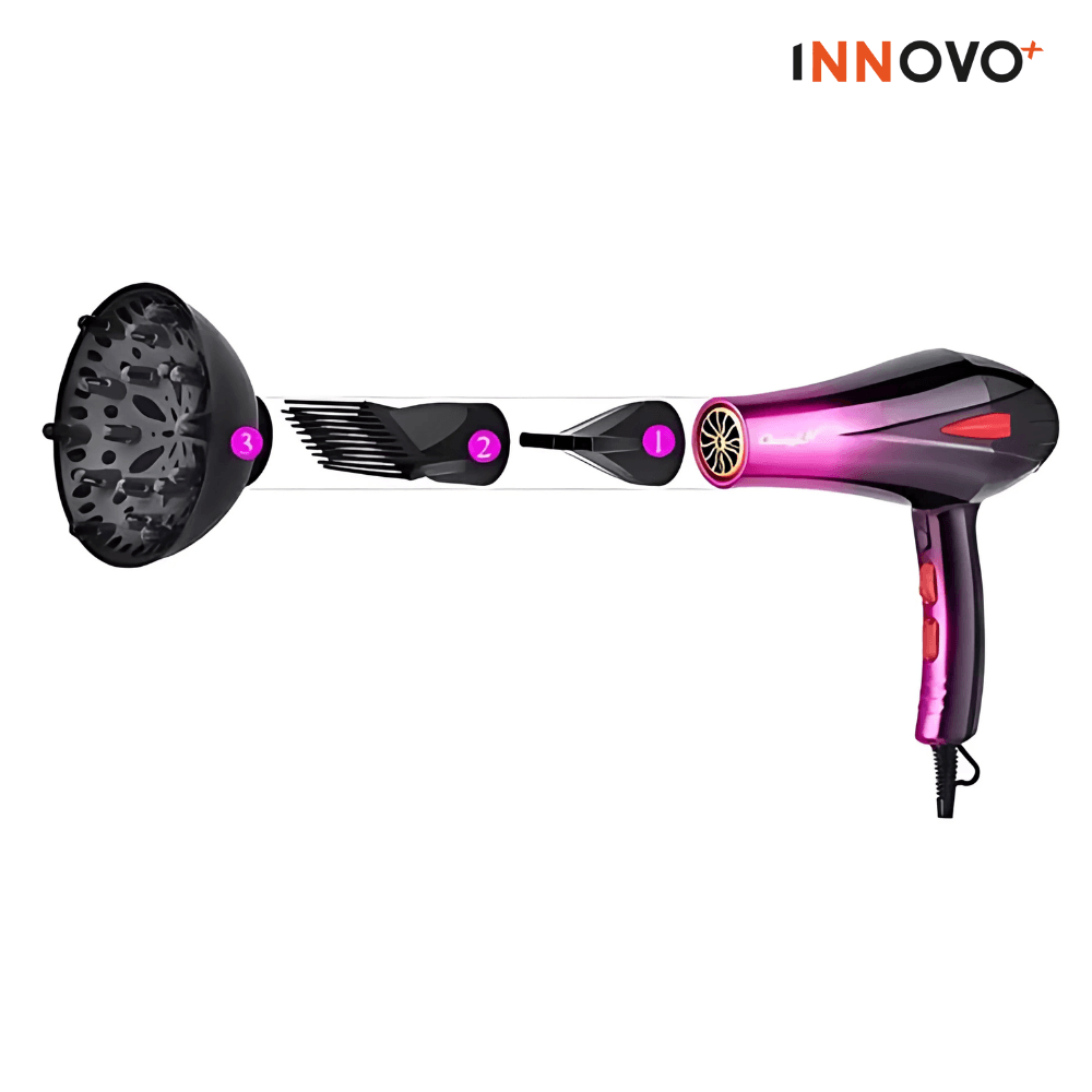Combo Secador Bopai 4000w + Plancha Tradicional + Pinza Sirena + Obsequio Toalla img #3