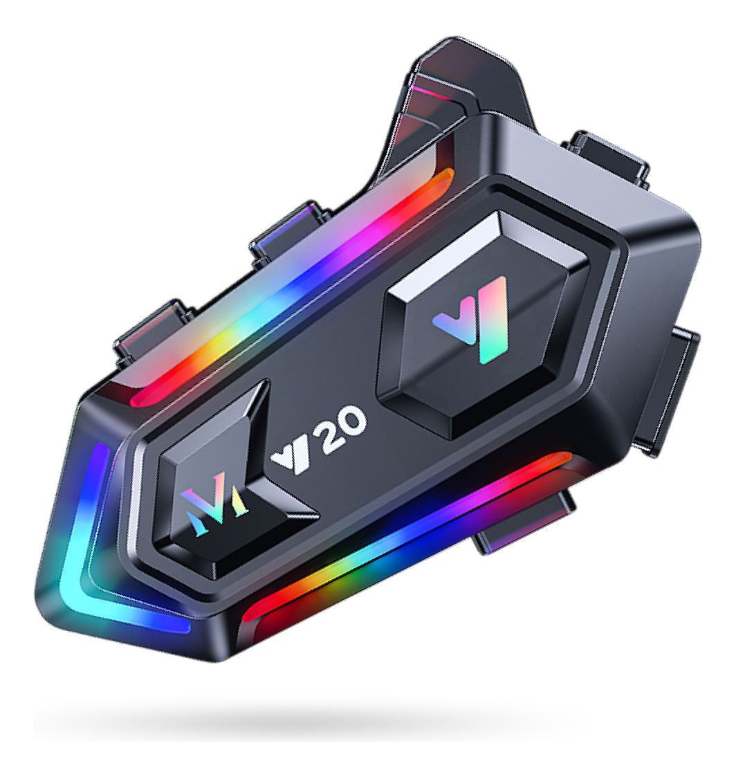 Intercomunicador Bluetooth Para Casco De Moto Innovo V20 Manos Libres Ipx6 Universal img #1