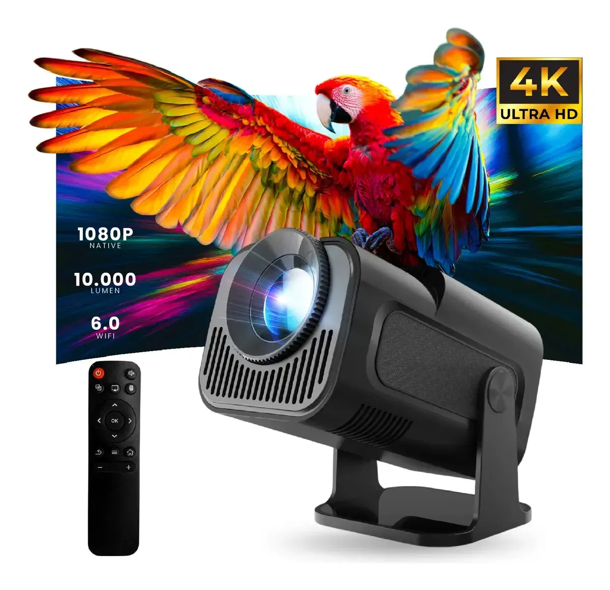 Proyector 4k Nativo Wifi Consola Con Juegos Xuper Tv Con Canales Premium Exclusivos img #9