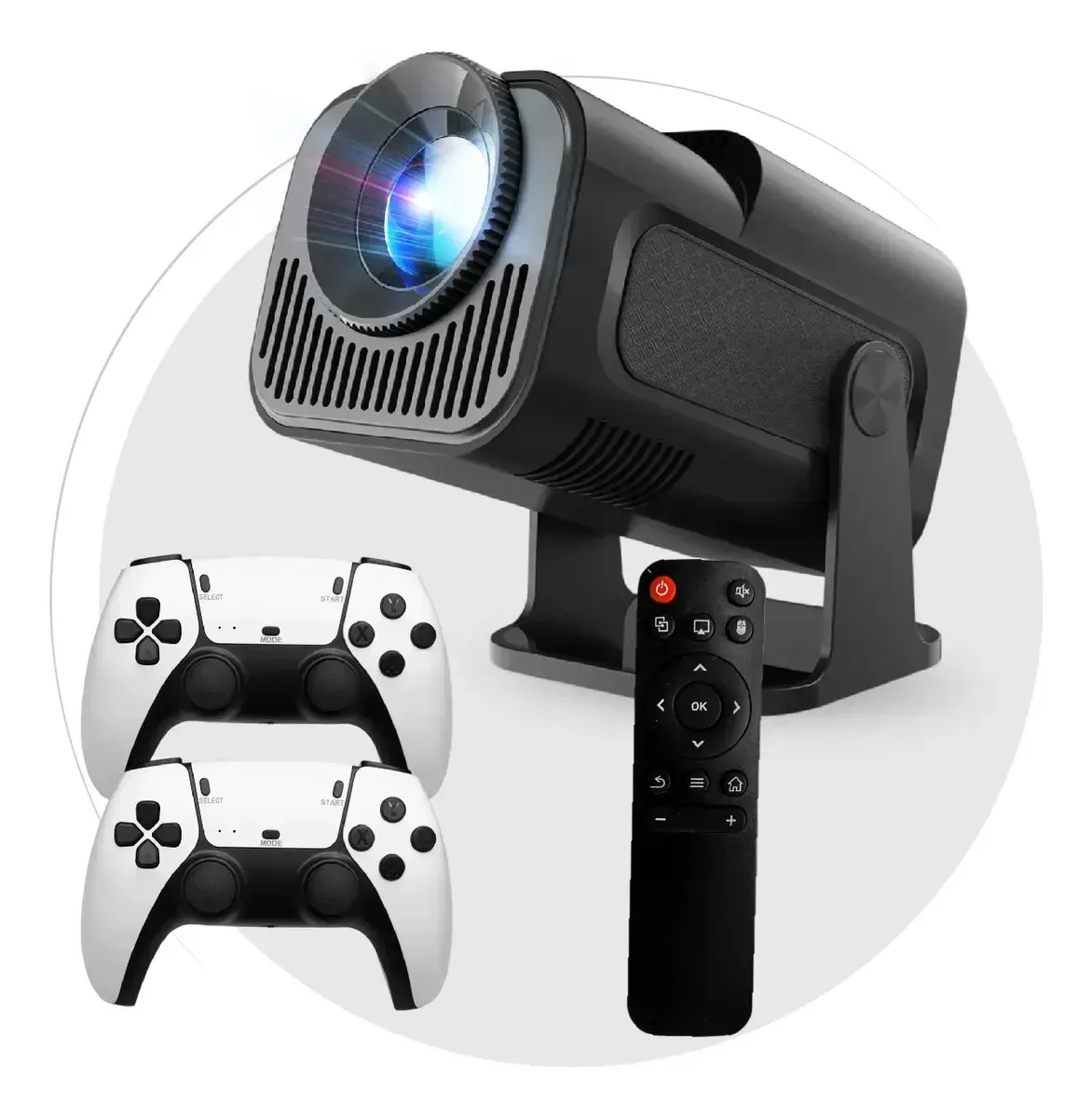 Proyector 4k Nativo Wifi Consola Con Juegos Xuper Tv Con Canales Premium Exclusivos img #4