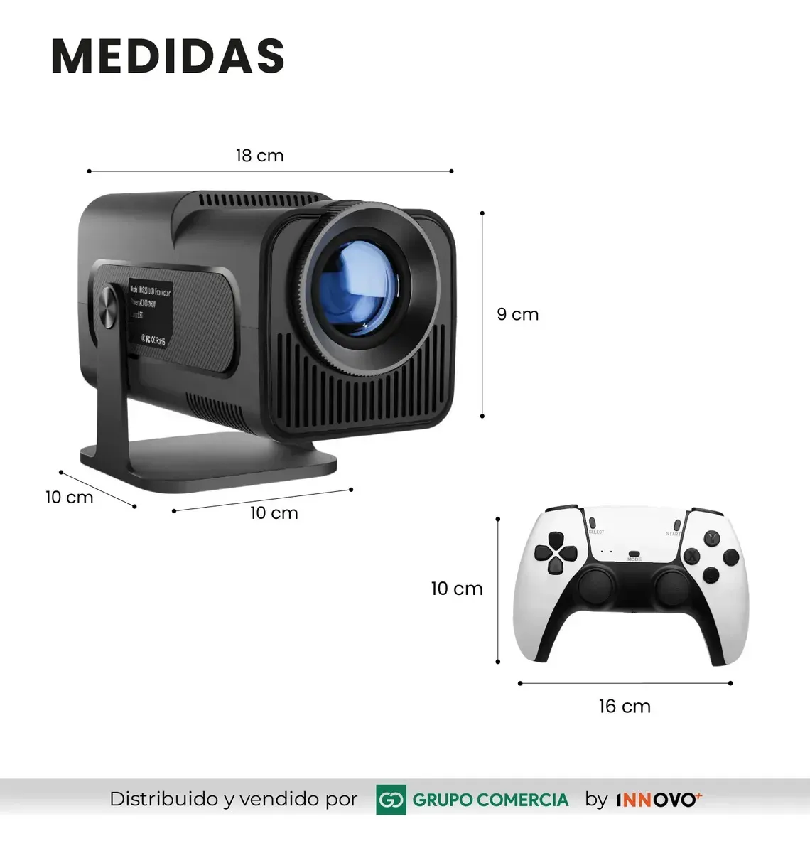 Proyector 4k Nativo Wifi Consola Con Juegos Xuper Tv Con Canales Premium Exclusivos img #6