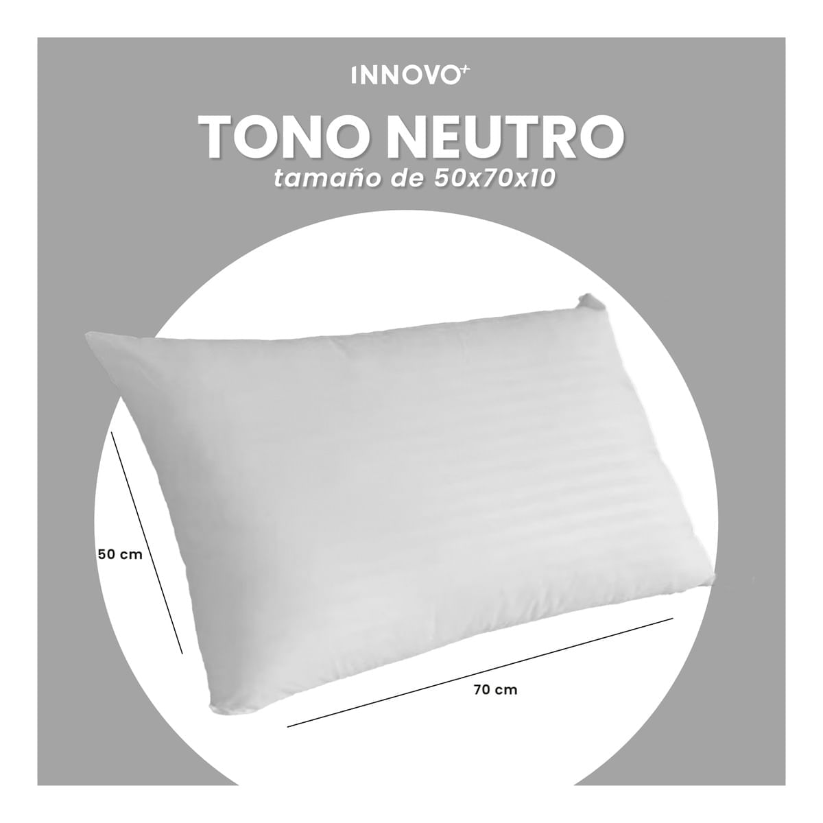 Almohada Confort Siliconado Acolchada Innovo img #2