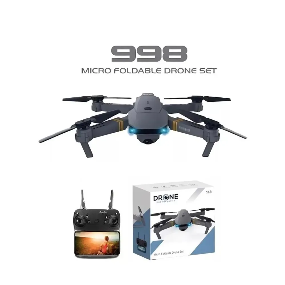 Drone Juguete Para Principiantes Cámara Doble Camara 998 Pro img #1