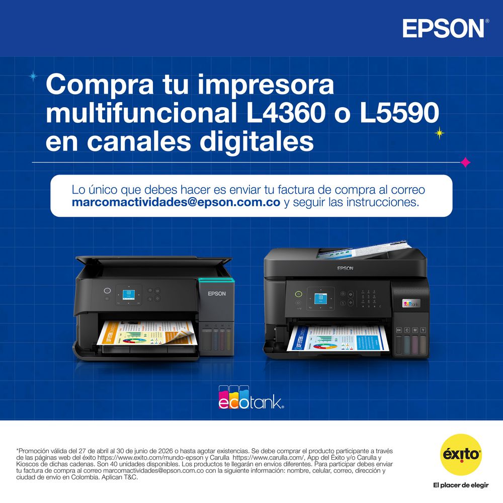 Impresora  multifuncional EPSON   NEGRO L5590 img #2