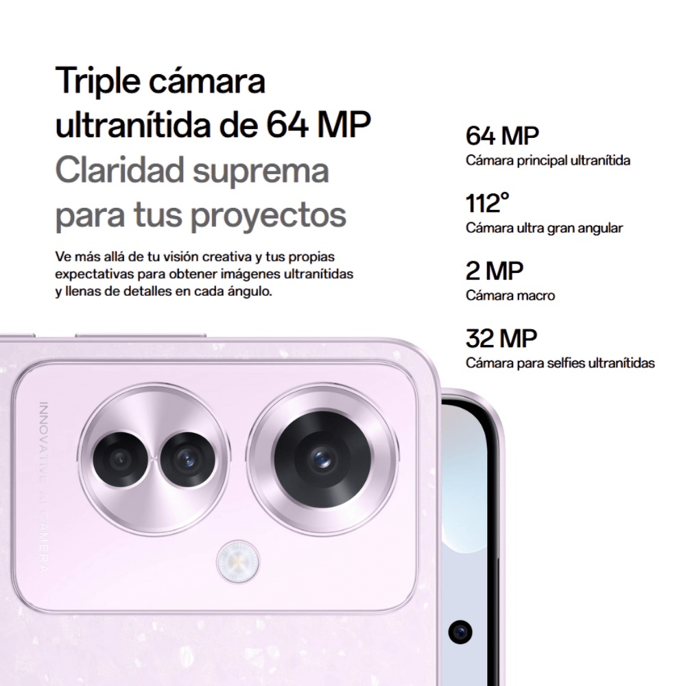 Celular Oppo Reno 11F 256GB 8GB RAM + Obsequio Smartwatch Mobulaa Original img #5