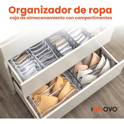 Set De 3 Organizadores De Ropa Organiza Closet Innovo Home img #4