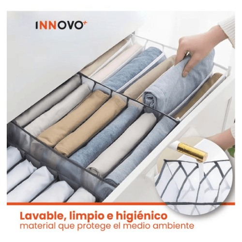 Set De 3 Organizadores De Ropa Organiza Closet Innovo Home img #3