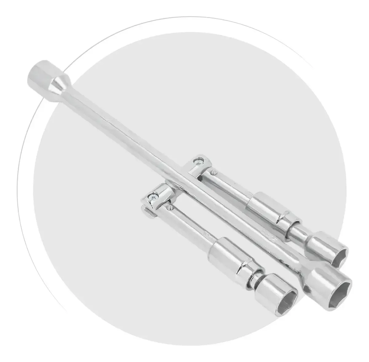 Llave Cruz Plegable Profesional 4 En 1 Reforzada Enfoque En Versatilidad) img #5