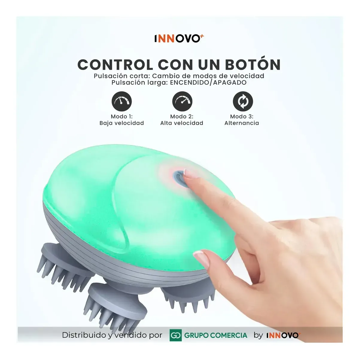 Masajeador Eléctrico Capilar 96 Nodos Relajacion Maxima Verde 5v 5v Verde img #7