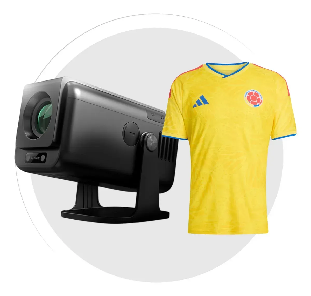 Proyector Inteligente Hy 500 Max 4k Android Con Camiseta Selección Colombia img #4