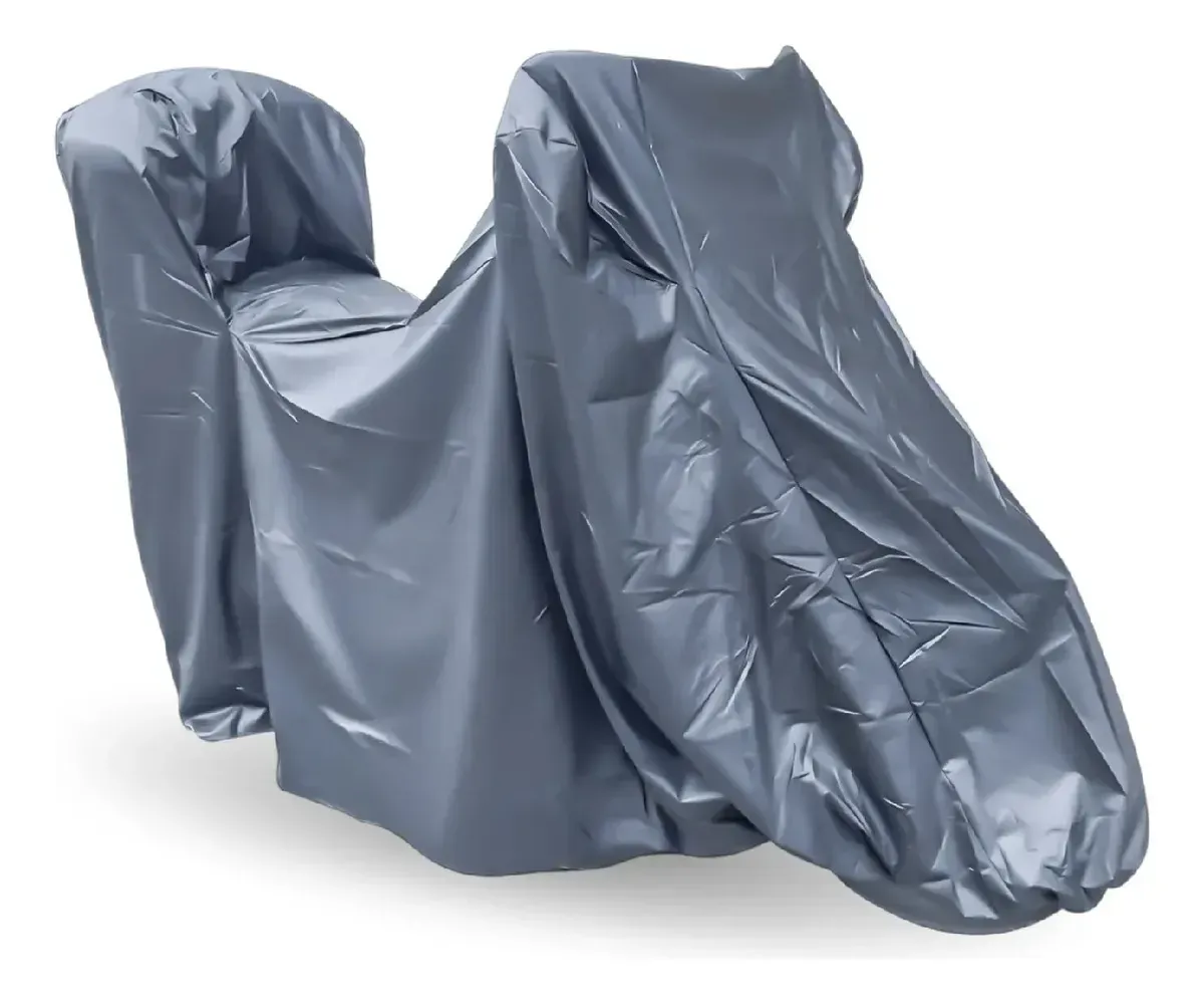 Pijama Carpa Para Moto Con Maletero Impermeable Y Acolchada Filtro Uv 13a Gris img #1