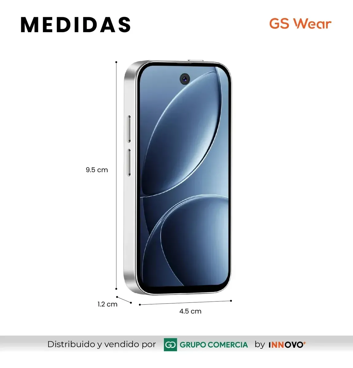 Mini Smartphone Pro Gs Wear Android 10 Traductor Ia Cámara Hd Blanco img #3
