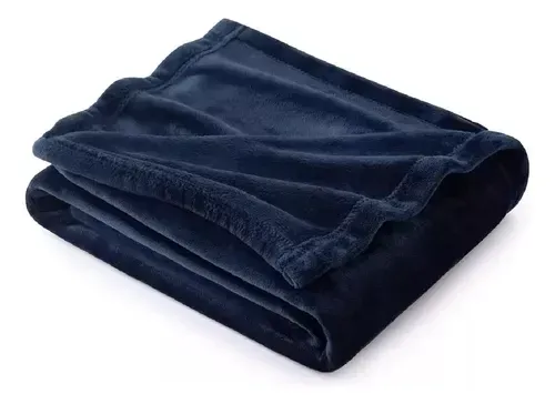 Cobija Térmica 180x240 Cm Suave Terciopelo Azul Slim img #1