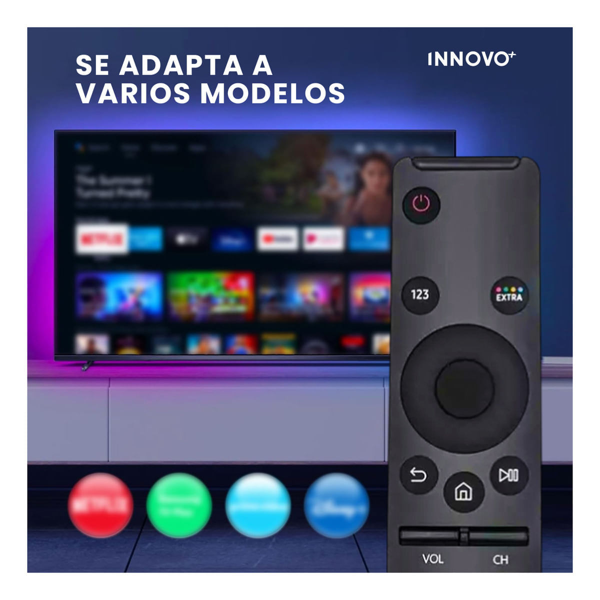Control Remoto Universal Compatible Para Smart Tv Samsung img #4