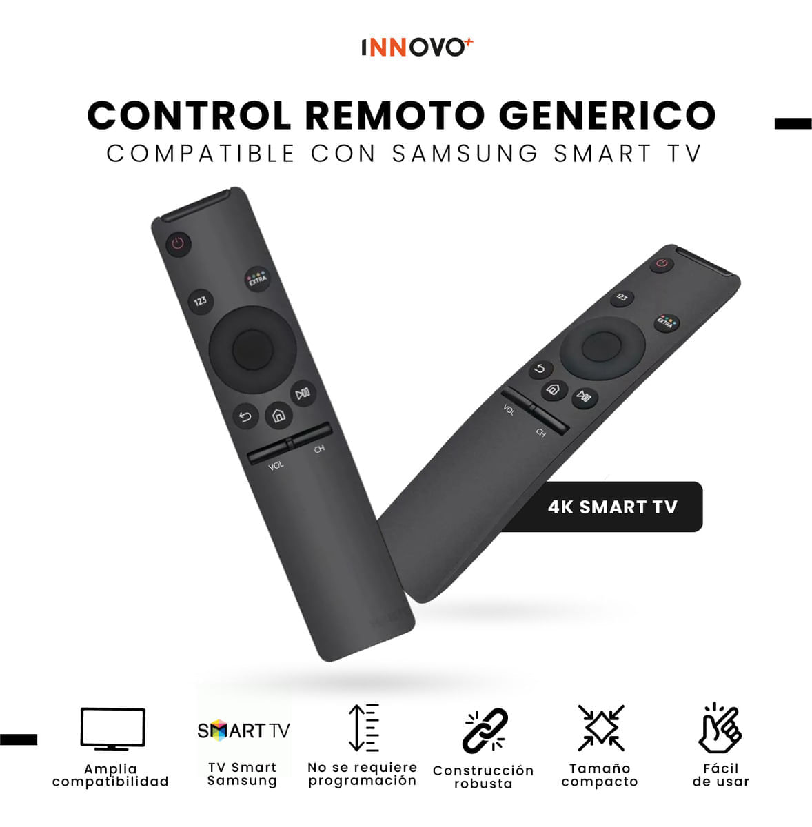 Control Remoto Universal Compatible Para Smart Tv Samsung img #2