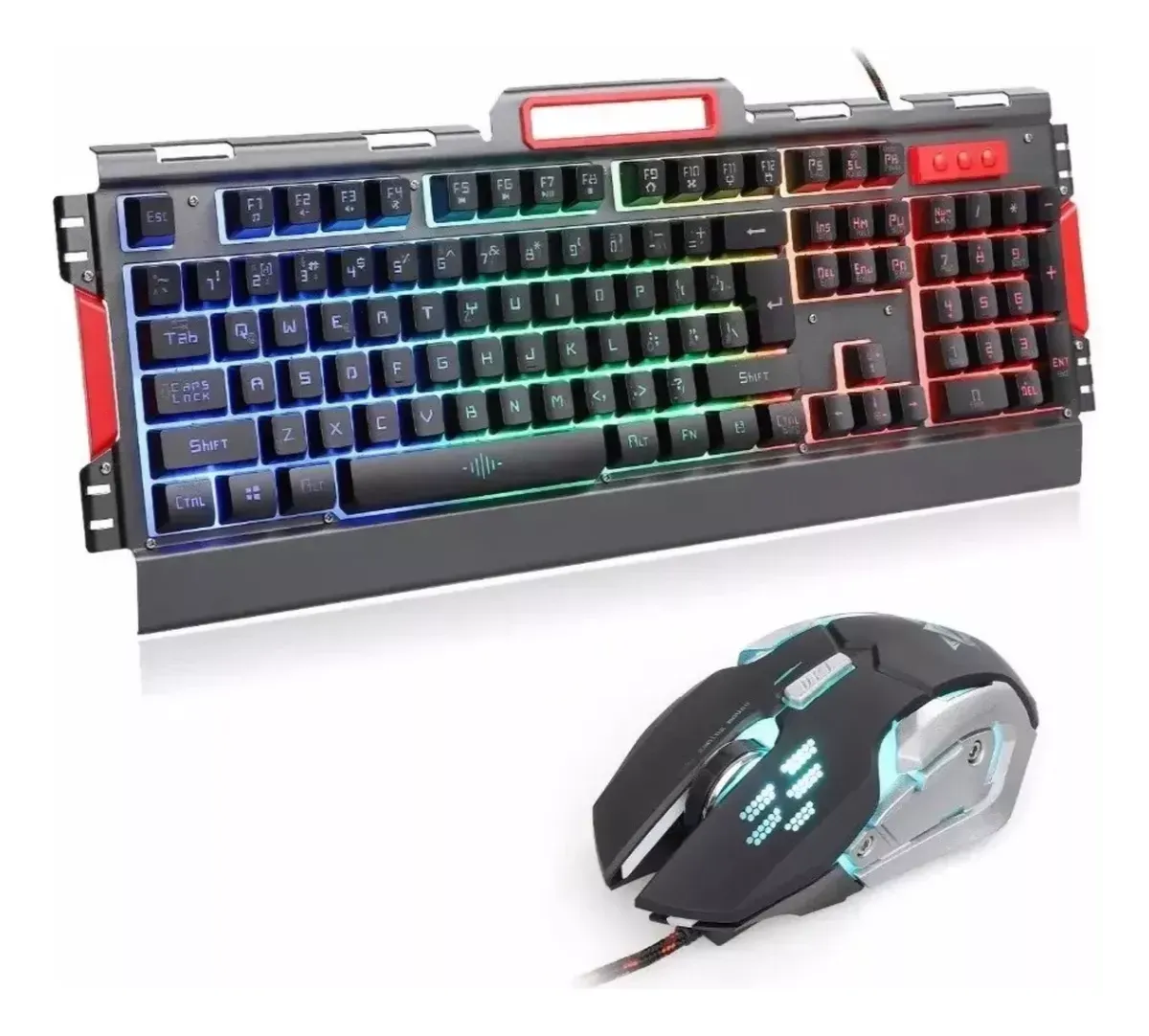 Teclado Para Pc Gamer Set Mouse 6 Botones Edicion Especial img #1