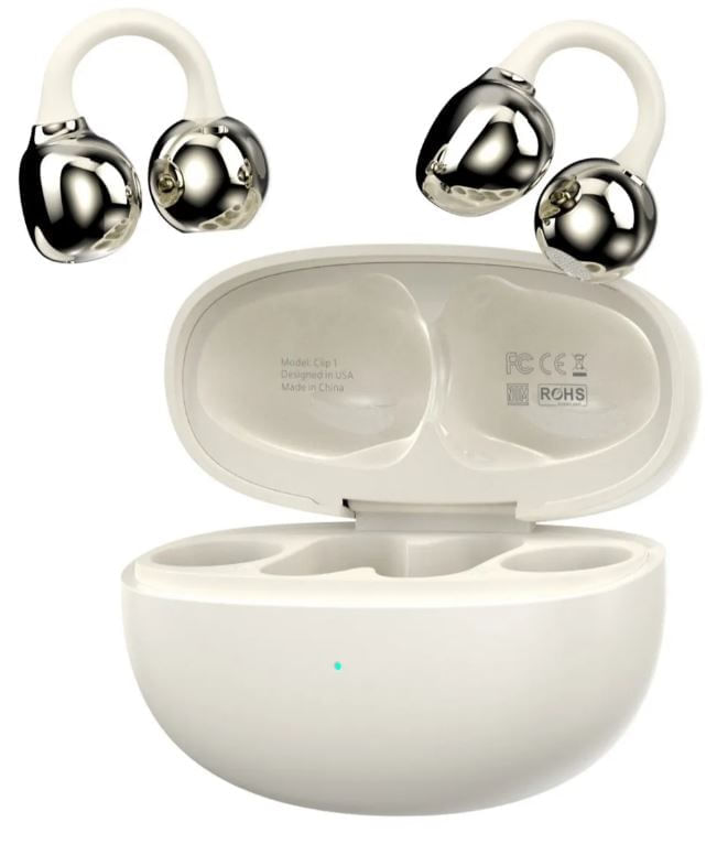 Auriculares Inalámbricos Con Clip Para La Oreja G-tide Clip1 Color Blanco img #1