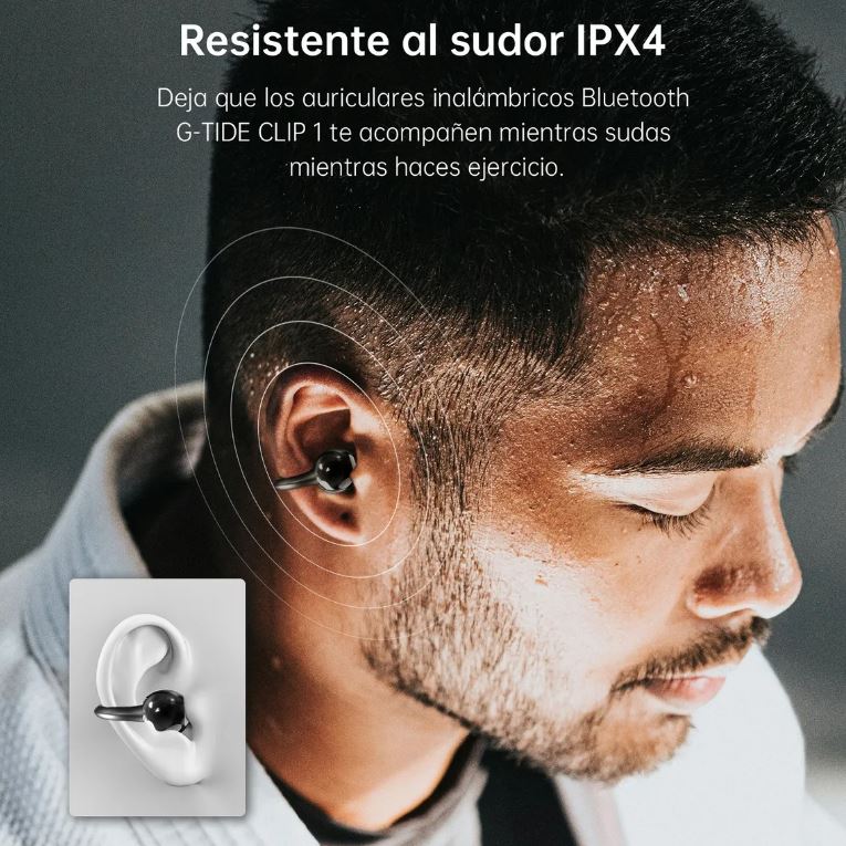 Auriculares Inalámbricos Con Clip Para La Oreja G-tide Clip1 Color Blanco img #2