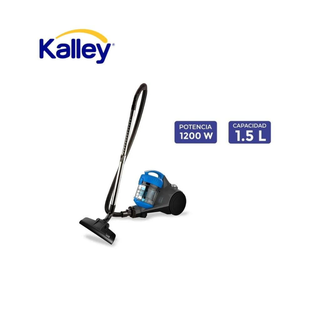 Aspiradora Kalley Ciclónica 1200W Sin Bolsa 1.5L Potente y Compacta img #1