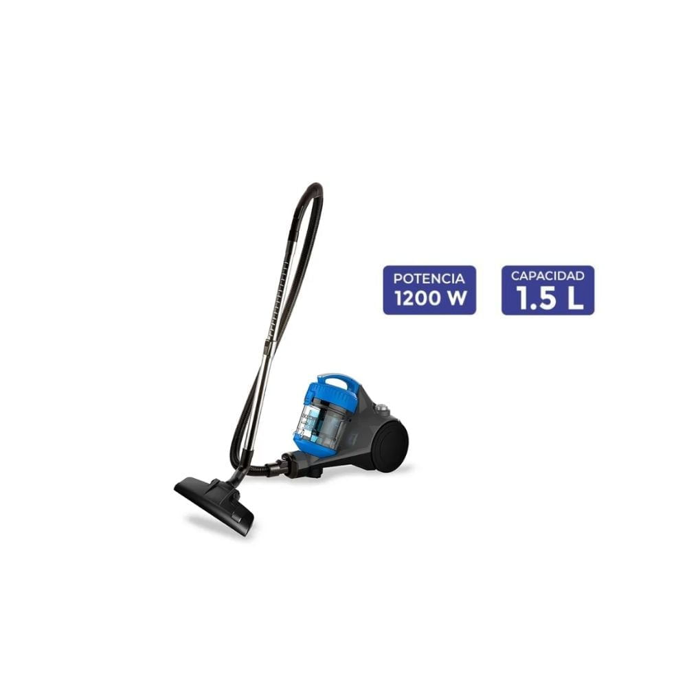 Aspiradora Kalley Ciclónica 1200W Sin Bolsa 1.5L Potente y Compacta img #5
