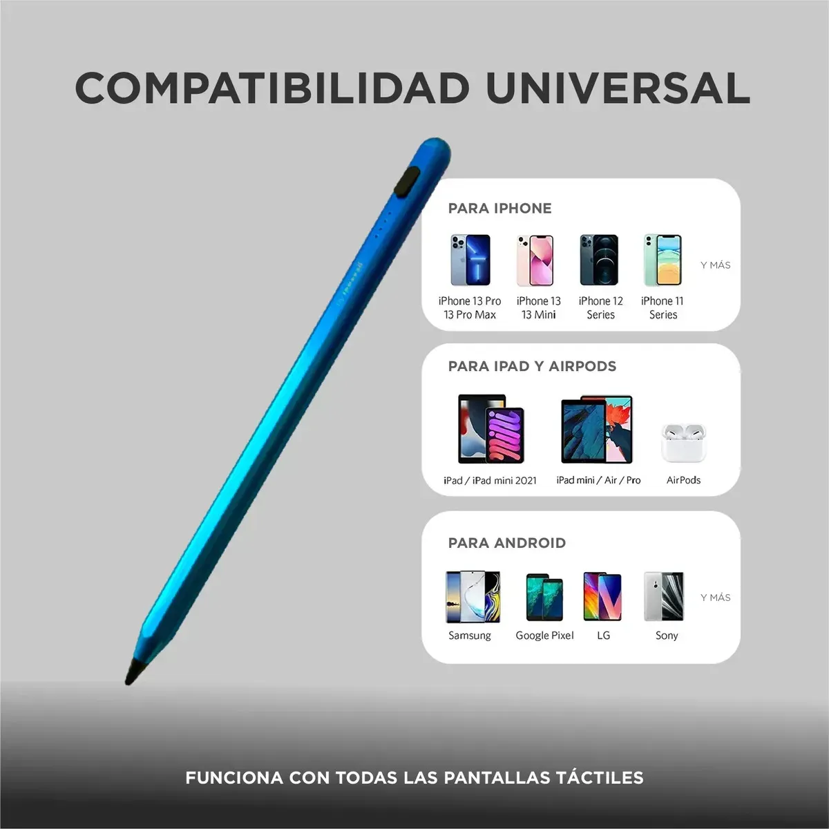 Lápiz Óptico Stylus Pen Pro Precisión Milimétrica Rechazo De Palma - Universal img #3